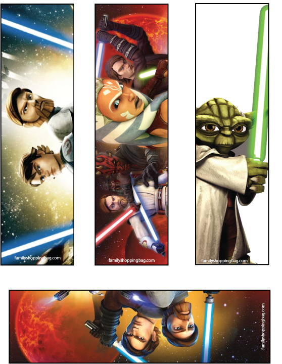  free Star Wars Printable Bookmarks Star Wars Bookmarks Free 