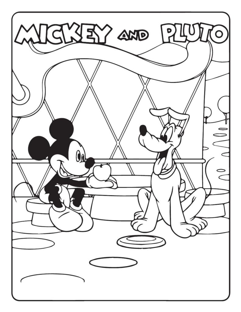 Free Printable Mickey Mouse Coloring Pages and More | Lil Shannie.com