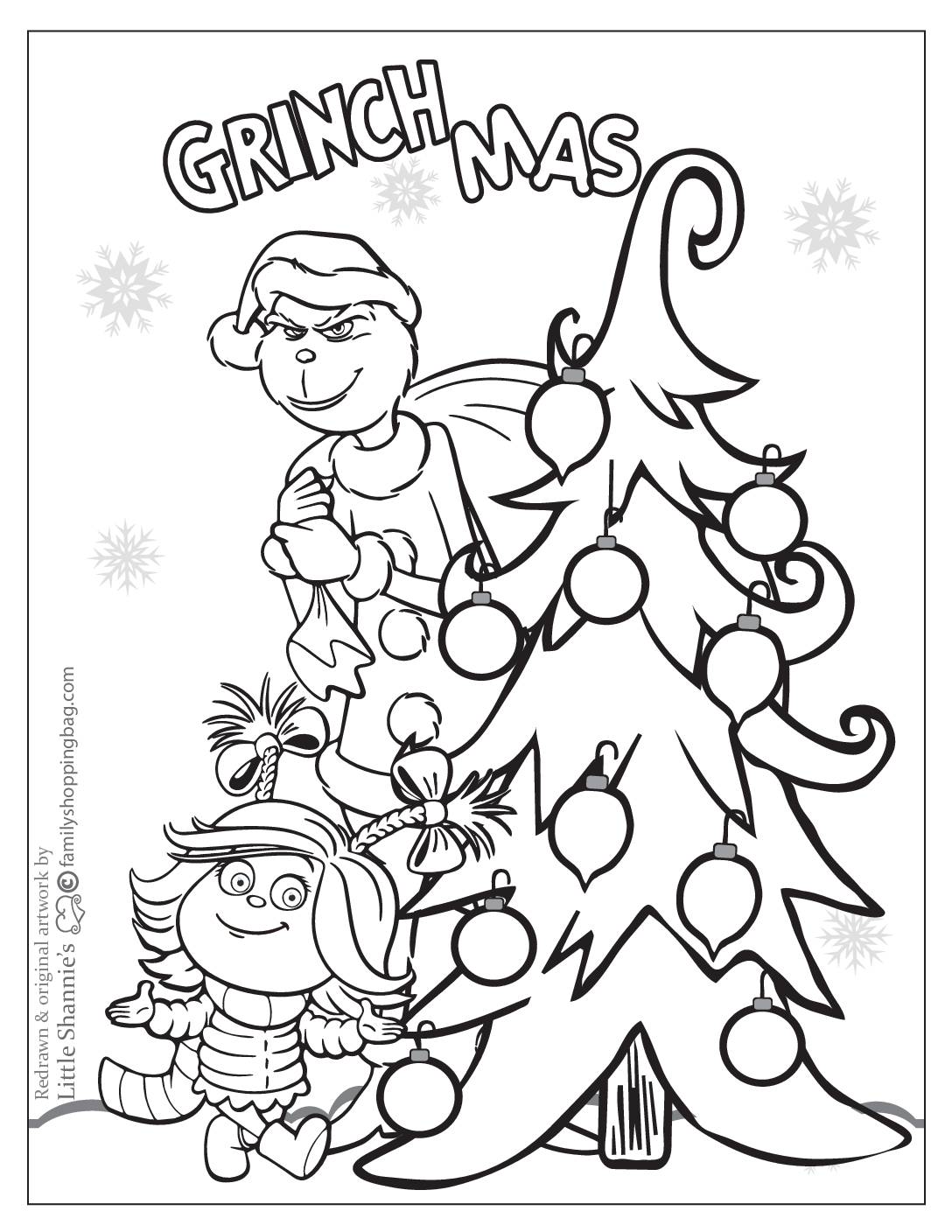 Coloring Page 2 Grinch Coloring Pages