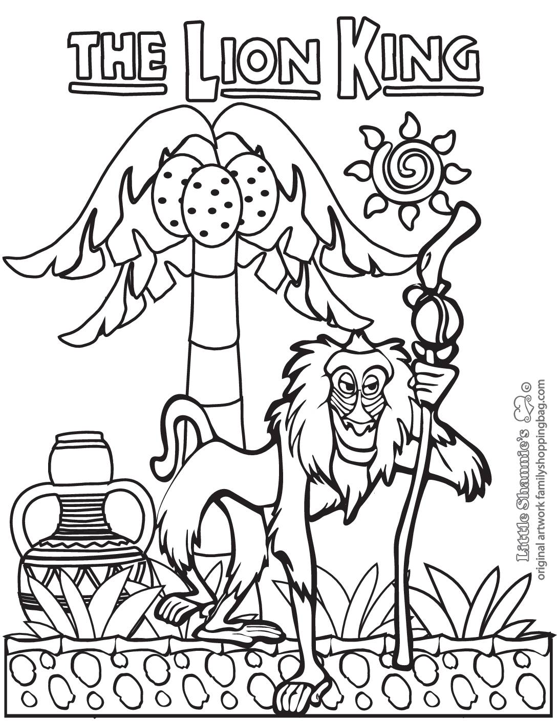 Coloring Page 6 Lion King Coloring Pages