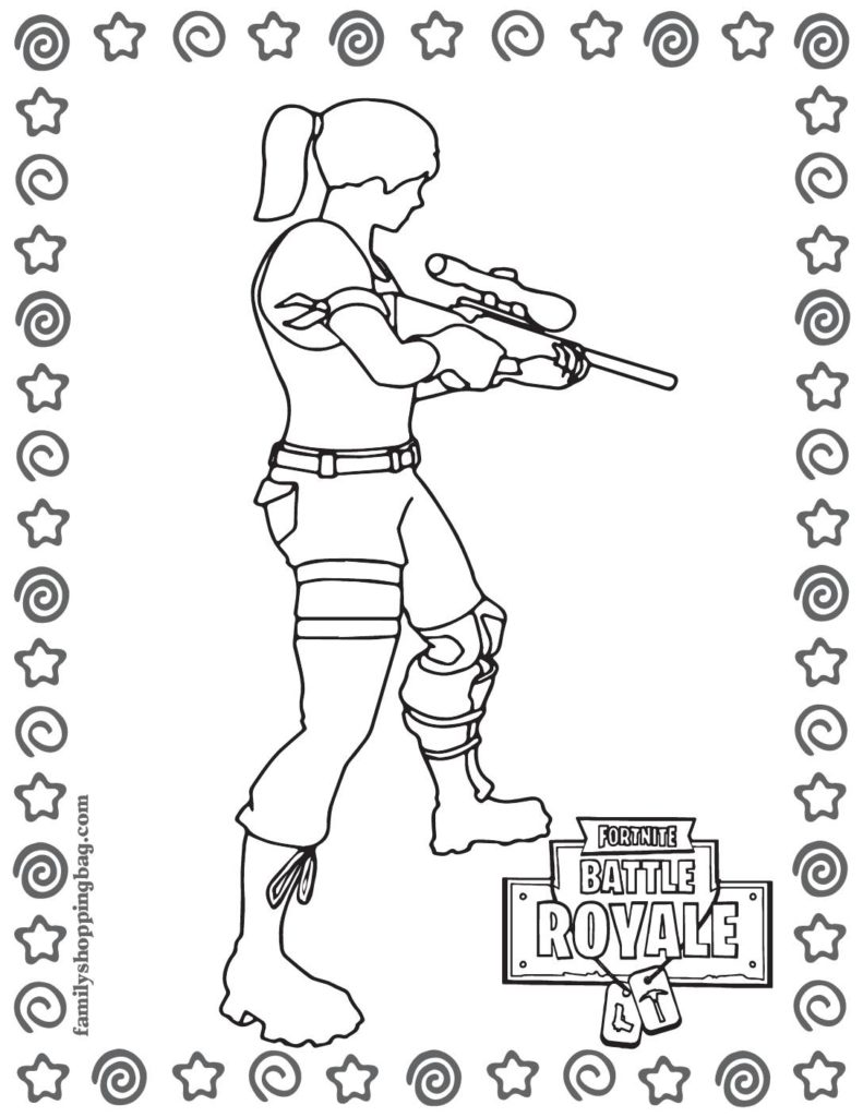 Free Printable Fortnite Coloring Pages and More | Lil Shannie.com