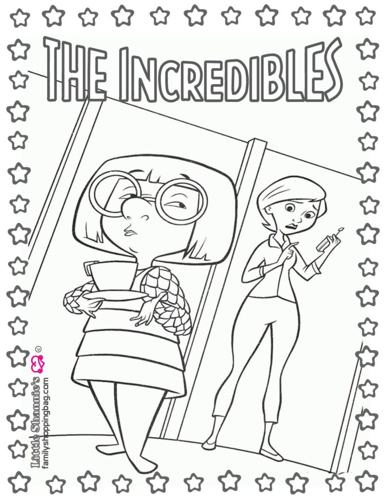 Coloring Page 5 Incredibles