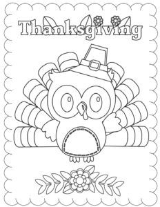 Free Printable Thanksgiving Coloring Pages and More | Lil Shannie.com