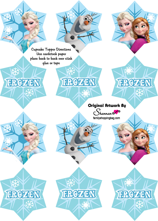 frozen-free-printable-toppers-oh-my-fiesta-in-english-frozen-cupcake