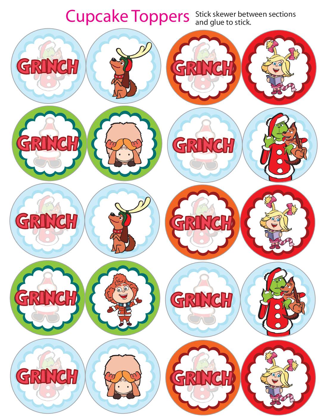 cupcake-toppers-grinch