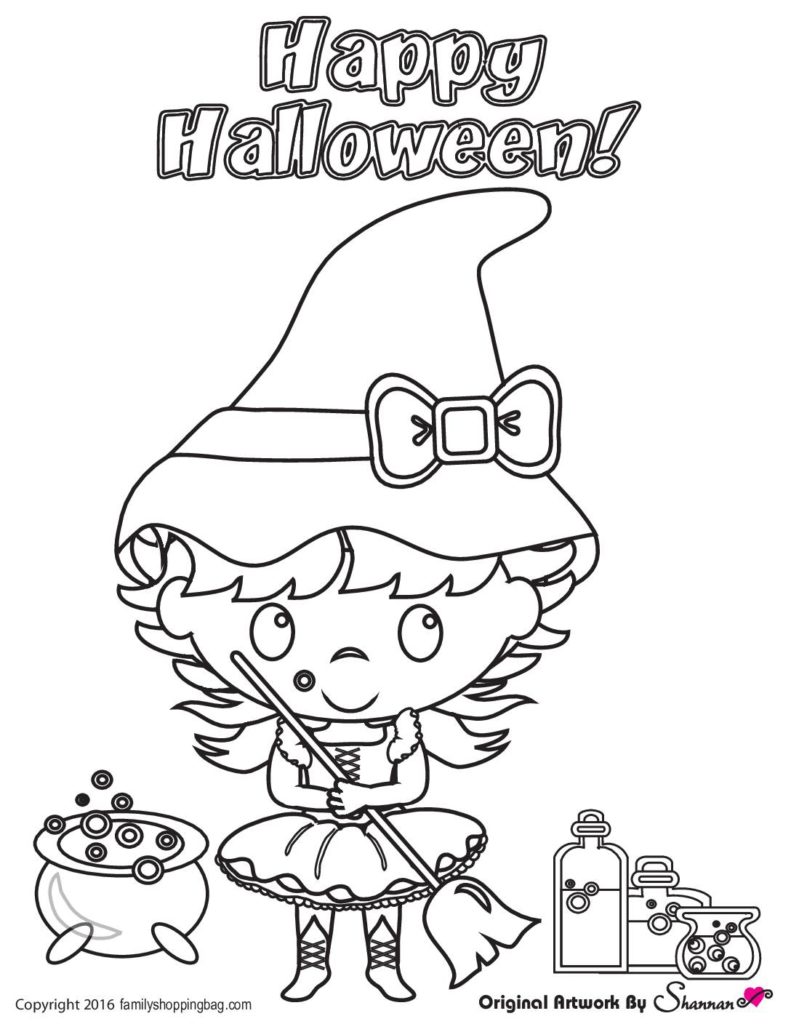 Halloween Coloring Page