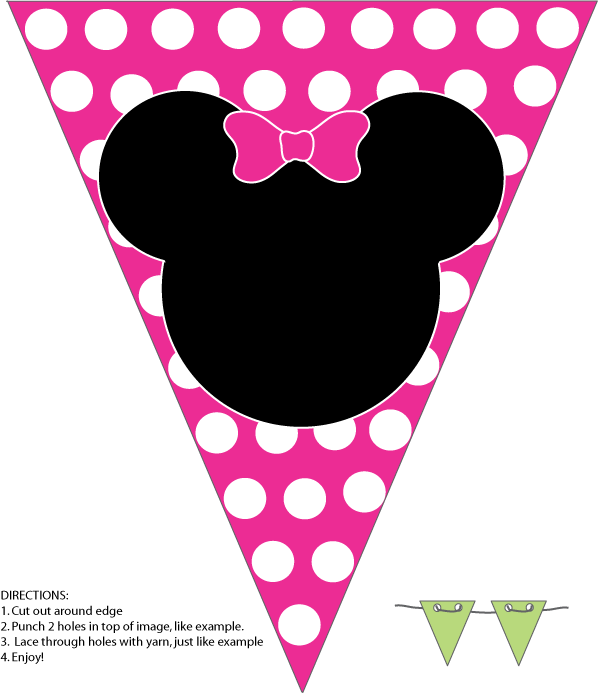 Minnie Mouse Birthday Banner Printable