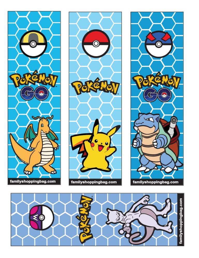 10 Pokemon Coloring Bookmarks: Unleash Your Creativity and Capture the Magic