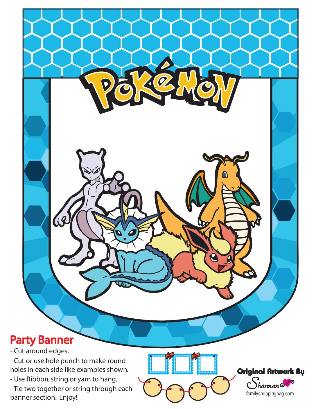 Pokemon Party Banner 7 Party Banners