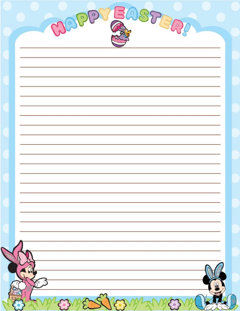 Mickey Mouse Stationery