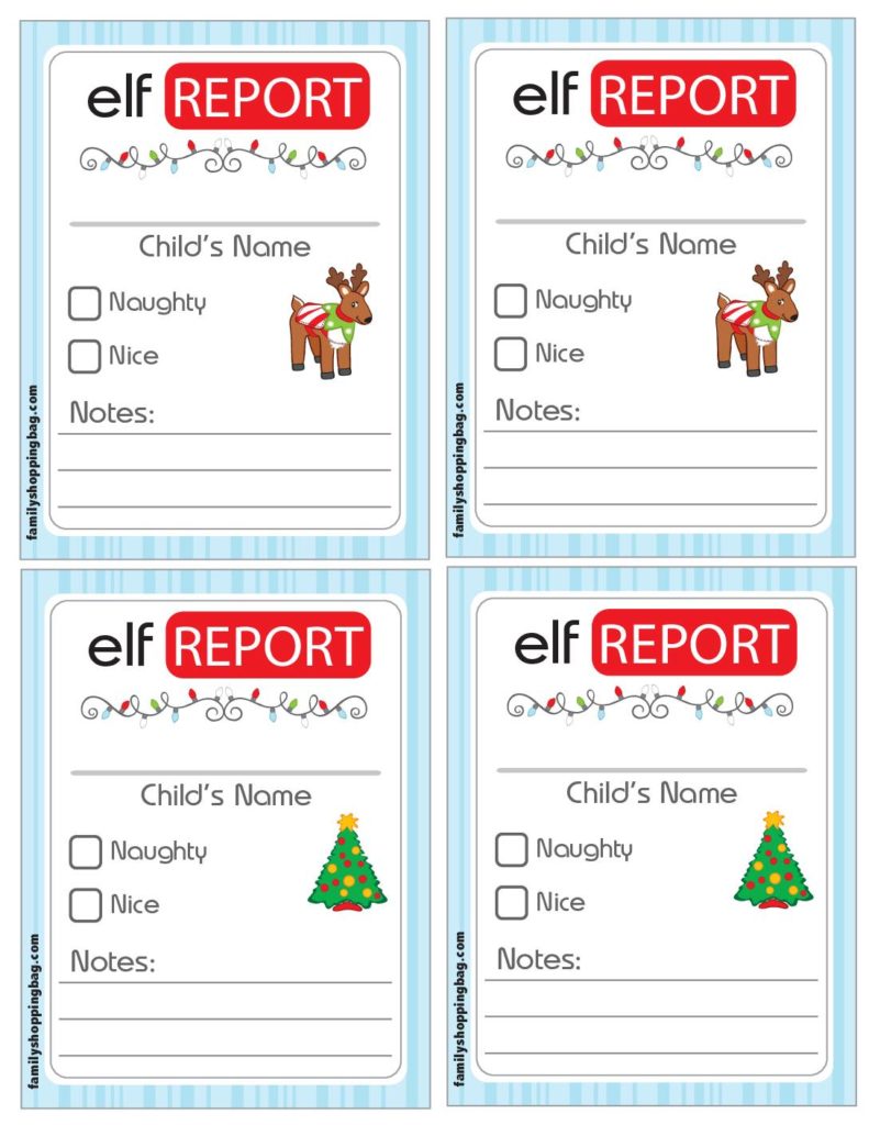 Free Printable Holiday Forms | Lil Shannie.com