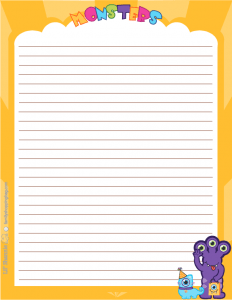 Monsters Party Stationery