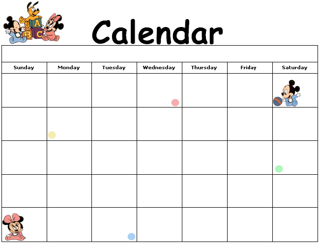 Activities calendar. Discussing Calendar for Kids.