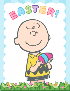 Easter Snoopy Wall Picture